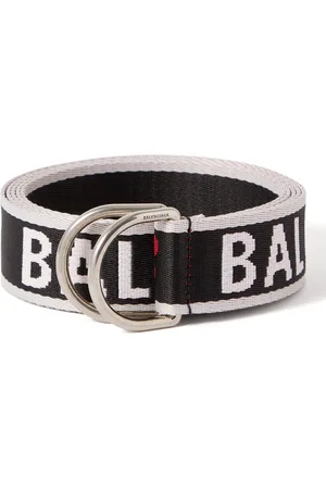 Balenciaga 3.5cm Logo-Jacquard Canvas Belt