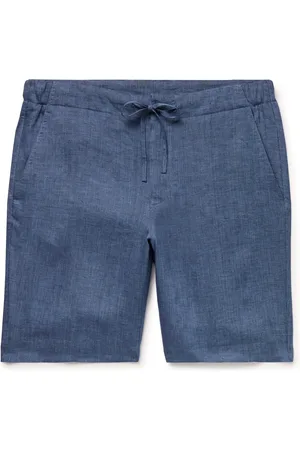 Loro Piana Straight-Leg Linen Drawstring Bermuda Shorts