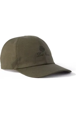 Loro Piana Logo-Embroidered Cotton and Linen-Blend Baseball Cap