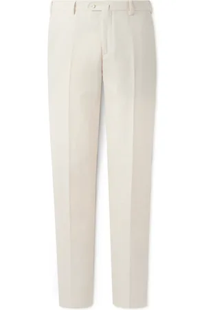 Loro Piana Straight-Leg Linen-Twill Trousers