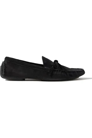 The Row Lucca Suede Driving Shoes