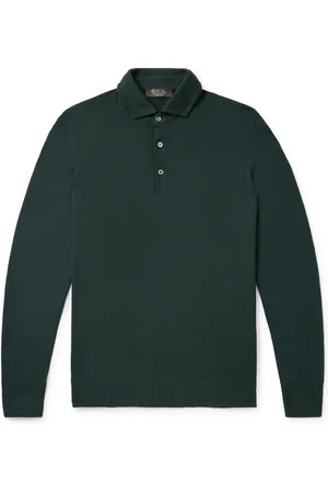 Loro Piana Slim-Fit Baby Cashmere Polo Shirt