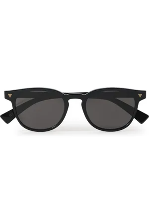 Bottega Veneta Round-Frame Recycled-Acetate Sunglasses