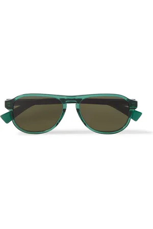 Bottega Veneta Aviator-Style Recycled-Acetate Sunglasses