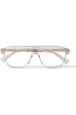 Bottega Veneta Aviator-Style Acetate Optical Glasses