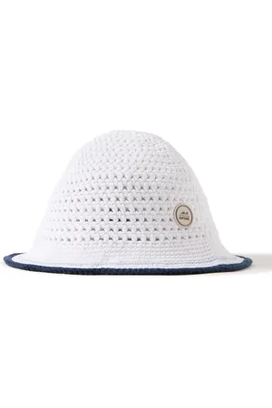 Mr P. G/FORE Logo-Appliquéd Crocheted Cotton Bucket Hat