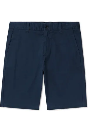 NN.07 Crown 1090 Straight-Leg Brushed Organic Cotton-Blend Twill Shorts