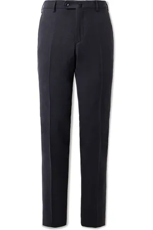 Loro Piana Pantaflat Slim-Fit Straight-Leg Linen-Twill Suit Trousers