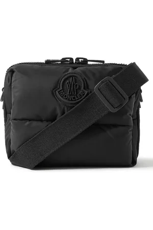 Moncler Legere Logo-Appliquéd Quilted Shell Messenger Bag