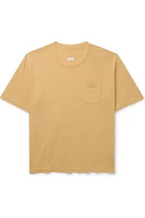 VISVIM Jumbo Garment-Dyed Cotton-Blend Jersey T-Shirt