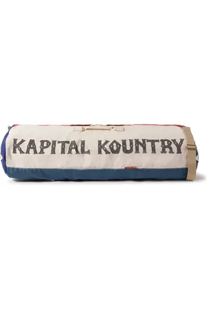 KAPITAL Boston Printed Canvas Duffle Bag