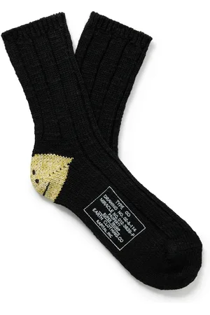 KAPITAL Intarsia-Knit Cotton-Blend Socks