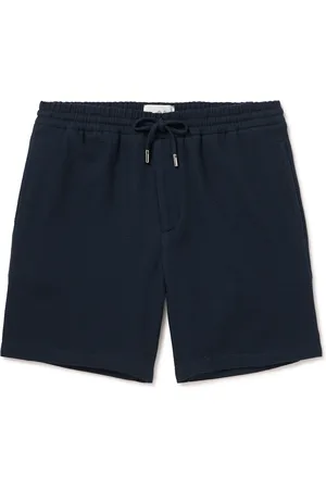 Mr P. Straight-Leg Waffle-Knit Organic Cotton Drawstring Shorts