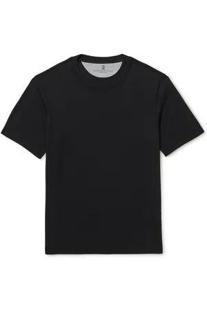 Brunello Cucinelli Silk and Cotton-Blend Jersey T-Shirt