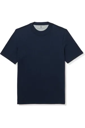 Brunello Cucinelli Silk and Cotton-Blend Jersey T-Shirt