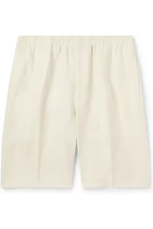 Ermenegildo Zegna Straight-Leg Oasi Linen Shorts