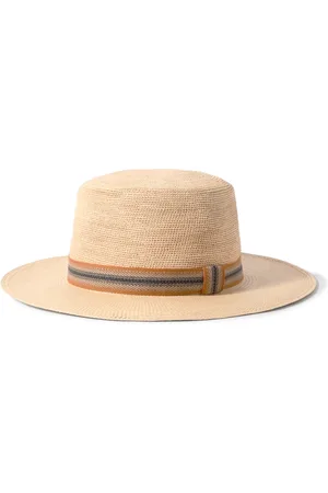 Loro Piana Naoki Webbing-Trimmed Straw Hat