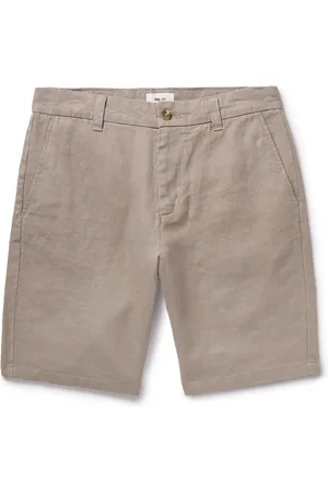 NN.07 Crown 1454 Straight-Leg Linen Shorts
