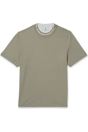 Brunello Cucinelli Layered Cotton-Jersey T-Shirt
