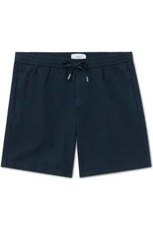 Mr P. Straight-Leg Cotton and Linen-Blend Drawstring Shorts