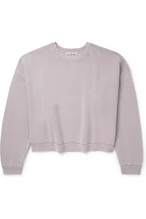 Acne Studios Fester Garment-Dyed Cotton-Jersey Sweatshirt