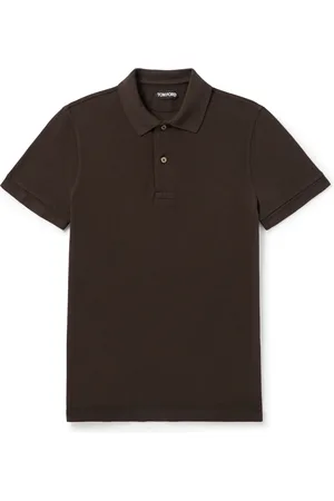 Tom Ford Slim-Fit Garment-Dyed Cotton-Piqué Polo Shirt