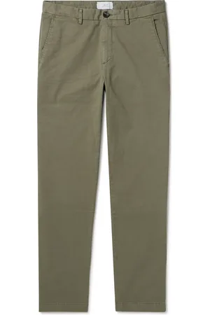 Mr P. Samuel Straight-Leg Cotton-Blend Twill Chinos