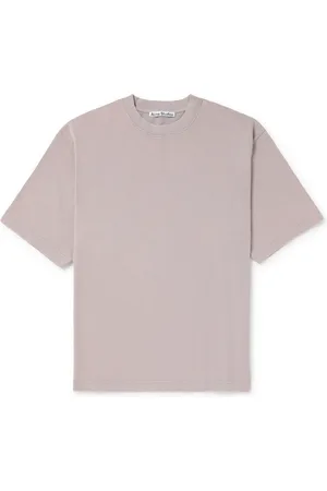 Acne Studios Logo-Appliquéd Garment-Dyed Cotton-Jersey T-Shirt