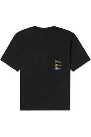 KAPITAL Logo-Appliquéd Cotton-Jersey T-Shirt