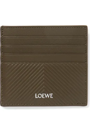Loewe Logo-Print Debossed Leather Cardholder