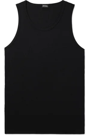 Ermenegildo Zegna Ribbed Cotton and Modal-Blend Jersey Tank Top