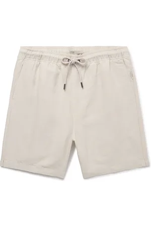 ONIA Air Straight-Leg Linen and Lyocell-Blend Drawstring Shorts