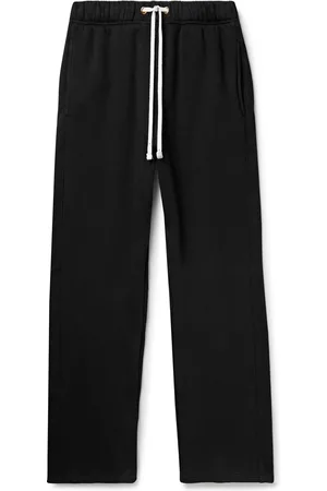 Les Tien Straight-Leg Garment-Dyed Cotton-Jersey Sweatpants