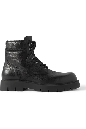 Bottega Veneta Haddock Full-Grain Leather Boots