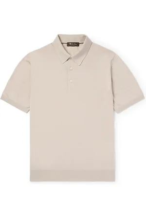 Loro Piana Slim-Fit Wool, Silk and Cashmere-Blend Polo Shirt