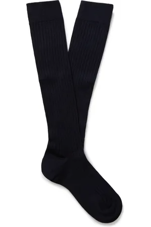 Loro Piana Ribbed-Knit Socks