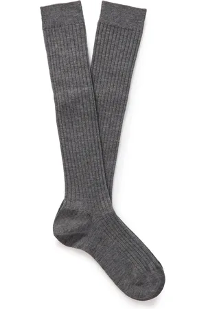 Loro Piana Ribbed-Knit Socks