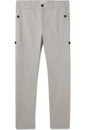 Mr P. Samuel Straight-Leg Garment-Dyed Cotton-Twill Cargo Trousers