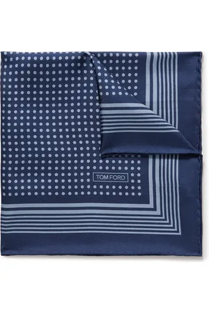 Tom Ford Polka-Dot Silk-Twill Pocket Square