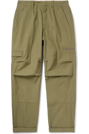Tom Ford Straight-Leg Pleated Cotton-Twill Cargo Trousers