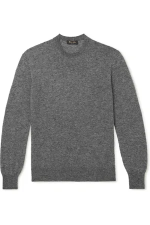 Loro Piana Brushed Cashmere and Silk-Blend Sweater