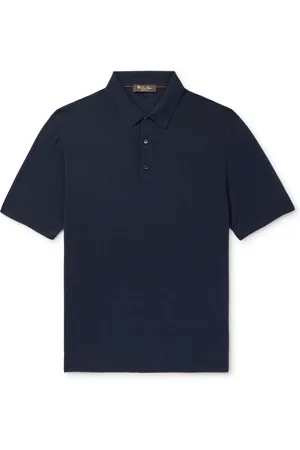 Loro Piana Slim-Fit Wool, Silk and Cashmere-Blend Polo Shirt