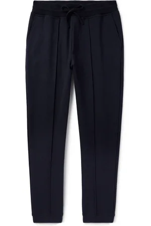 Loro Piana Whitney Tapered Cotton, Silk and Cashmere-Blend Jersey Sweatpants