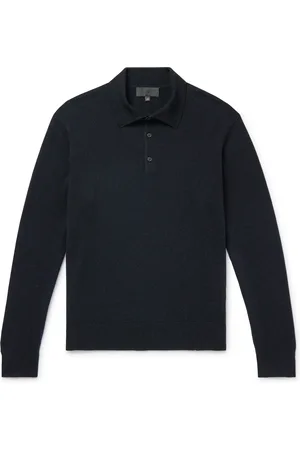 NILI LOTAN Jovan Cashmere Polo Shirt
