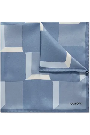 Tom Ford Printed Silk-Twill Pocket Square