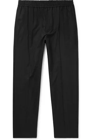 NILI LOTAN Lawrence Tapered Cotton-Blend Twill Trousers