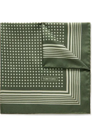 Tom Ford Polka-Dot Silk-Twill Pocket Square