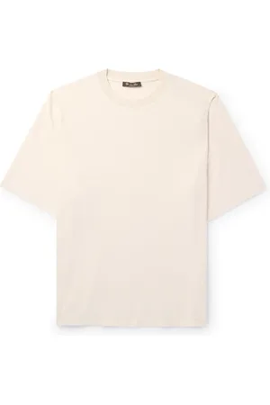 Loro Piana Quarna Silk-Blend Twill T-Shirt