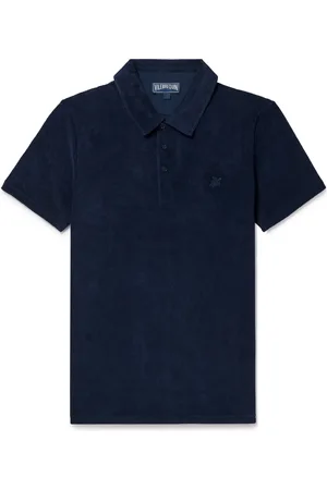 Vilebrequin Phoenix Logo-Embroidered Cotton-Blend Terry Polo Shirt