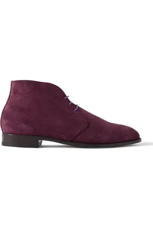 Manolo Blahnik Berwick Suede Chukka Boots